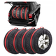 Комплект чохлів для зберігання коліс R13-R15 CarCommerce (4 шт.) - зображення 2