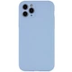 Чохол Silicone Case Full Camera Protective (AA) для Apple iPhone 12 Pro Max (6.7") Блакитний / Lilac Blue Без бренду - зображення 1