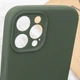 Чехол Silicone Case Full Camera Protective (AA) NO LOGO для Apple iPhone 12 Pro Max (6.7") Зеленый / Cyprus Green Без бренда - изображение 6