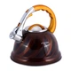 Чайник Kamille 3л из нержавеющей стали со свистком Золотой KM-0690N - изображение 1
