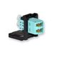 Модуль LANS LC Duplex MM Aqua (OM3-4), з шторками, Corning - изображение 1