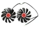 Вентилятор Champion для видеокарты XFX CF1010U12S (FDC10U12S9-C GFM10012H12SPA) комплект 2 шт (№104.2) - изображение 1