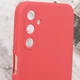 Силіконовий чохол Candy Full Camera для Samsung Galaxy A24 4G Червоний / Camellia - изображение 5