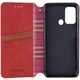 Шкіряний чохол книжка GETMAN Cubic (PU) для ZTE Blade A52 Червоний - зображення 3