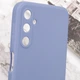 Силіконовий чохол Candy Full Camera для Samsung Galaxy A24 4G Блакитний / Mist blue - изображение 5