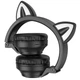Накладные беспроводные наушники BOROFONE BO18 Cat ear Черный - изображение 2