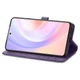 Кожаный чехол-книжка Epik Art Case с визитницей для Xiaomi Redmi Note 8T Фиолетовый - изображение 5