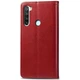Кожаный чехол книжка GATMEN PREMIUM Gallant (PU) для Xiaomi Redmi Note 8T Red - изображение 4