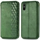 Кожаный чехол книжка GETMAN Cubic (PU) для Xiaomi Redmi 9A Green - изображение 4