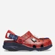 Дитячі крокси-сабо для хлопчика Crocs Team Spiderman All Terain Kids Clog 208786-410 32-33 (J13) Червоний/Темно-синій (196265386963) - зображення 1