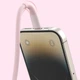 Дата кабель Hoco X97 Crystal color Type-C to Lightning 20W (1m) Light pink - 00000066089_3 - зображення 3