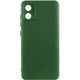 Чехол TPU GETMAN Liquid Silk Full Camera для Motorola Moto E13 Зеленый / Dark green - изображение 1