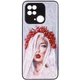 Чохол TPU+PC Wave Prisma Ladies для Xiaomi Redmi 10C / Poco C40 Ukrainian Girl - зображення 2