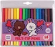 Фломастеры Yes Line Friends 18 цветов (650551) (5056574436597) - изображение 1