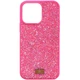 TPU чохол Bling World Rock Diamond для Apple iPhone 15 (6.1") Яскраво-рожевий - зображення 1