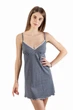 Ночная рубашка женская из хлопка с эластаном Felisiya Lingerie Серый 100-166/001 S (2000003392018) - изображение 2