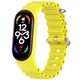 Ремінець Ocean Band для Xiaomi Mi Band 7/6/5/4/3 Жовтий / Flash - изображение 1