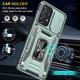 Ударостійкий чохол Camshield Army Ring для Samsung Galaxy A33 5G Зелений / Light Green - изображение 2