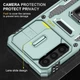 Ударостійкий чохол Camshield Army Ring для Samsung Galaxy A13 4G Зелений / Light Green - изображение 6