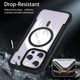 Чохол із посиленим захистом Defense Clear MagSafe для iPhone 15 Pro Black - зображення 3
