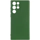 Чехол TPU GETMAN Liquid Silk Full Camera для Samsung Galaxy S23 Ultra Зеленый / Dark green - изображение 1