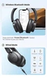 Наушники беспроводные UGREEN HP106 HiTune Max3 Hybrid (черные) - изображение 8