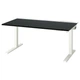 Комп'ютерний стіл з регулюванням висоти IKEA MITTZON 140x80 см ясеневий шпон чорна морилка/білий (495.289.53) - зображення 2