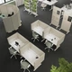 Комп'ютерний стіл з регулюванням висоти IKEA MITTZON 120x60 см білий (895.261.22) - зображення 3