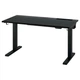 Комп'ютерний стіл з регулюванням висоти IKEA MITTZON 120x60 см ясеневий шпон чорна морилка/чорний (895.265.94) - зображення 2