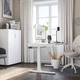 Комп'ютерний стіл з регулюванням висоти IKEA MITTZON 120x60 см білий (895.261.22) - зображення 6