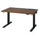 Комп'ютерний стіл з регулюванням висоти IKEA MITTZON 120x80 см горіх/чорний (095.279.03) - зображення 2