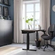 Комп'ютерний стіл з регулюванням висоти IKEA MITTZON 120x60 см горіх/чорний (495.268.74) - зображення 6