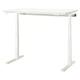 Комп'ютерний стіл з регулюванням висоти IKEA MITTZON 140x80 см білий (195.285.63) - зображення 1