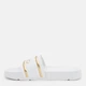 Женские шлепанцы для пляжа Fila Morro Bay Logo Slipper Wmn FFW0102-13069 39 (8US) 24.5 см White-Gold (8719477784604) - изображение 4