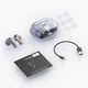Навушники SoundPeats Capsule3 Pro HS бездротові Bluetooth TWS transparent white LDAC - зображення 7