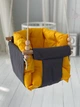 Підвісна тканинна дитяча гойдалка Comfort + Жовта - зображення 2