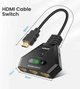 Розгалужівач HDMI Splitter, 4K Automatic/Manual 3 in 1 Out, підтримує 4K/3D/HDR/UHD/1080P, Xbox, PS5/4/3, Blu-Ray Firestick, HDTV і Apple TV - зображення 6