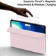 Магнитный чехол-книжка с фиксатором BBM1 Magnetic Case для iPad Air 4 2020/Air 5 2022 10,9"/Pro 11" 2018/Air 11" 2024(M2)/2025(M3)/2026(M4) Розовый - изображение 4