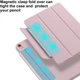Магнитный чехол-книжка с фиксатором BBM1 Magnetic Case для iPad Air 4 2020/Air 5 2022 10,9"/Pro 11" 2018/Air 11" 2024(M2)/2025(M3)/2026(M4) Розовый - изображение 6