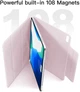 Магнитный чехол-книжка с фиксатором BBM1 Magnetic Case для iPad Air 4 2020/Air 5 2022 10,9"/Pro 11" 2018/Air 11" 2024(M2)/2025(M3)/2026(M4) Розовый - изображение 7