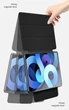 Магнитный чехол-книжка с фиксатором BBM1 Magnetic Case для iPad Air 4 2020/Air 5 2022 10,9"/Pro 11" 2018/Air 11" 2024(M2)/2025(M3)/2026(M4) Черный - изображение 7