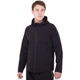 Кофта спортивная на молнии с капюшоном JASON 1003 2XL Черный - изображение 1