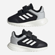 Buty sportowe chłopięce na rzepy adidas Tensaur GZ5856 22 (5.5UK) Czarne (4065418209045) - obraz 5