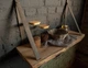 Полиці підвісні зі шкіряним ременем 1 шт Wood Mosiac Shelves with Leather Strap Дуб натуральний 60x28x3 (WM-SWHS-60x28x3) - зображення 6