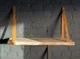 Полиці підвісні зі шкіряним ременем 1 шт Wood Mosiac Shelves with Leather Strap Дуб натуральний 60x28x3 (WM-SWHS-60x28x3) - зображення 11