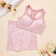 Женский спортивный комплект топ и шорты One Size Розовый 1970_14-94 - изображение 1