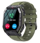 Мужские Смарт Часы Для Звонков Smart Watch K55 Military /Водонепроницаемые /Андроид /iOS /Блютуз/Тонометр/Пульсометр /Хаки - изображение 7