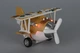 Same Toy Літак металевий інерційний Aircraft зі світлом і звуком (коричневий) - изображение 2