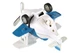 Літак металевий інерційний Same Toy Aircraft синій SY8013AUt-2 - изображение 3