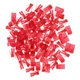 Коннектор Merlion RJ-45 8P8C UTP Cat-5 (100 шт / уп.) Q100 Red - изображение 2